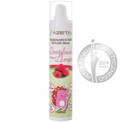 Organiczna pasta do zębów bez fluoru z ksylitolem i aloesem dla dzieci malinowa – Azeta Bio