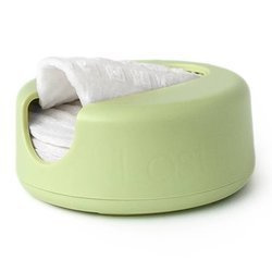 Zestaw 7 wielorazowych płatków kosmetycznych w zielonym etui - LastRound