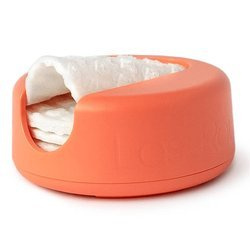 Zestaw 7 wielorazowych płatków kosmetycznych w brzoskwiniowym etui - LastRound