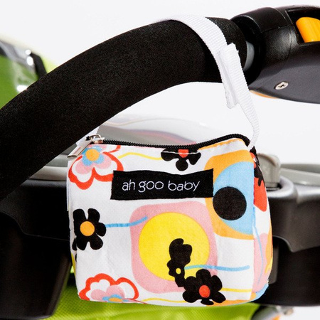 Materiałowe etui na smoczek suche/mokre Poppy – Ah Goo Baby