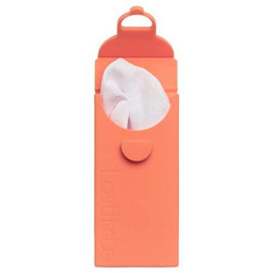 Wielorazowe chusteczki z bawełny organicznej 6 szt. w brzoskwiniowym etui - LastTissue