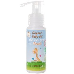 Organiczna oliwka brzoskwiniowa z Inca Inchi do pielęgnacji i masażu dla dzieci i niemowląt 50 ml - Azeta Bio