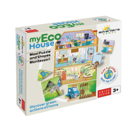Puzzle edukacyjne dla dzieci My Eco House – ADVENTERRA GAMES